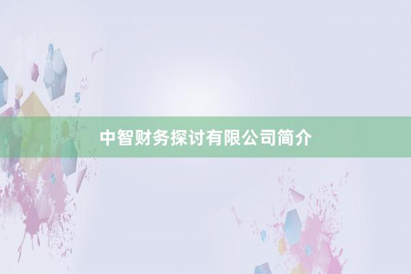 中智财务探讨有限公司简介